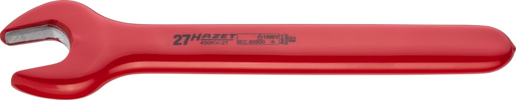 [450KV-27] HAZET - Clé à fourche simple ∙ avec isolation de protection