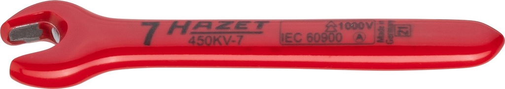 [450KV-7] HAZET - Clé à fourche simple ∙ avec isolation de protection