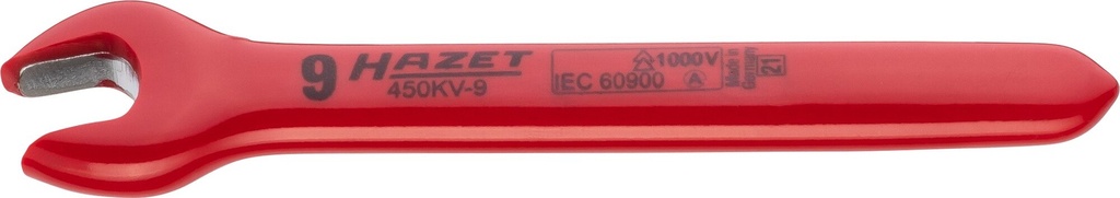 [450KV-9] HAZET - Clé à fourche simple ∙ avec isolation de protection
