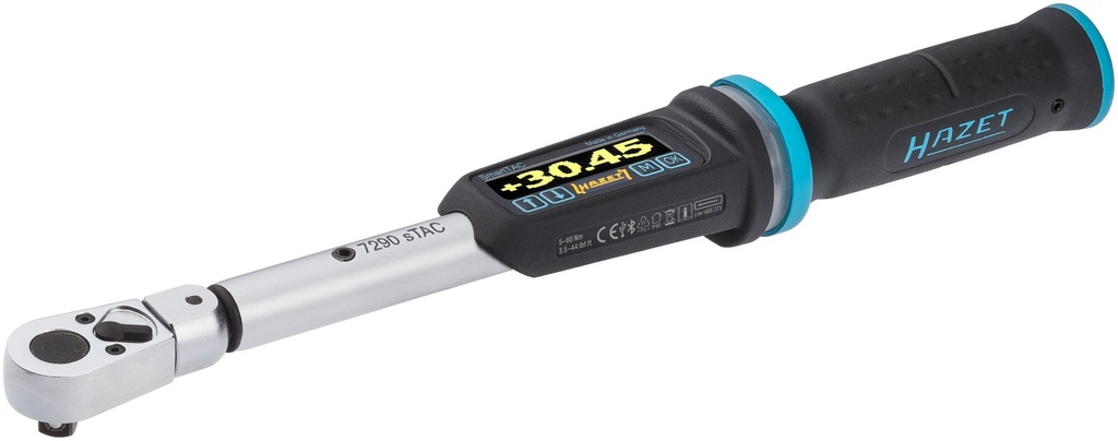 [7290-5STAC] HAZET - Clé dynamométrique à serrage couple et angle · électronique ∙ SmartTAC SYSTÈME 7000 sTAC ∙ 1 – 1000 Nm