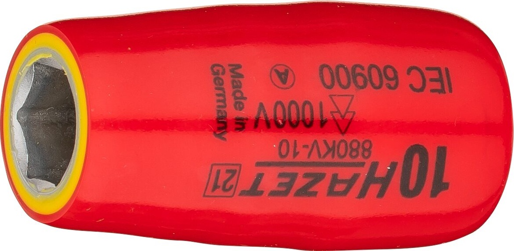 [880KV-10] HAZET - Douille ∙ 6 pans ∙ avec isolation de protection