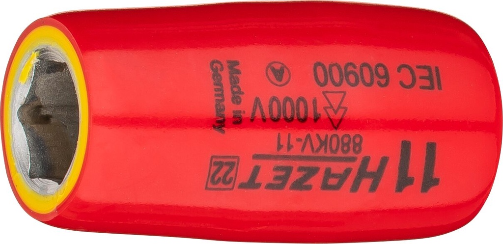 [880KV-11] HAZET - Douille ∙ 6 pans ∙ avec isolation de protection