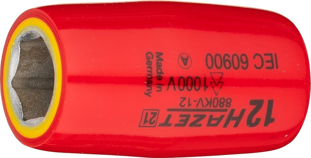 [880KV-12] HAZET - Douille ∙ 6 pans ∙ avec isolation de protection