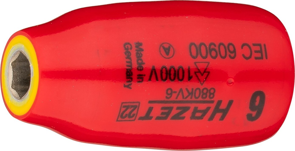 [880KV-6] HAZET - Douille ∙ 6 pans ∙ avec isolation de protection