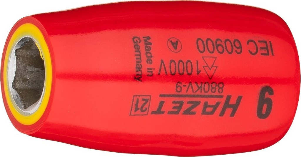 [880KV-9] HAZET - Douille ∙ 6 pans ∙ avec isolation de protection
