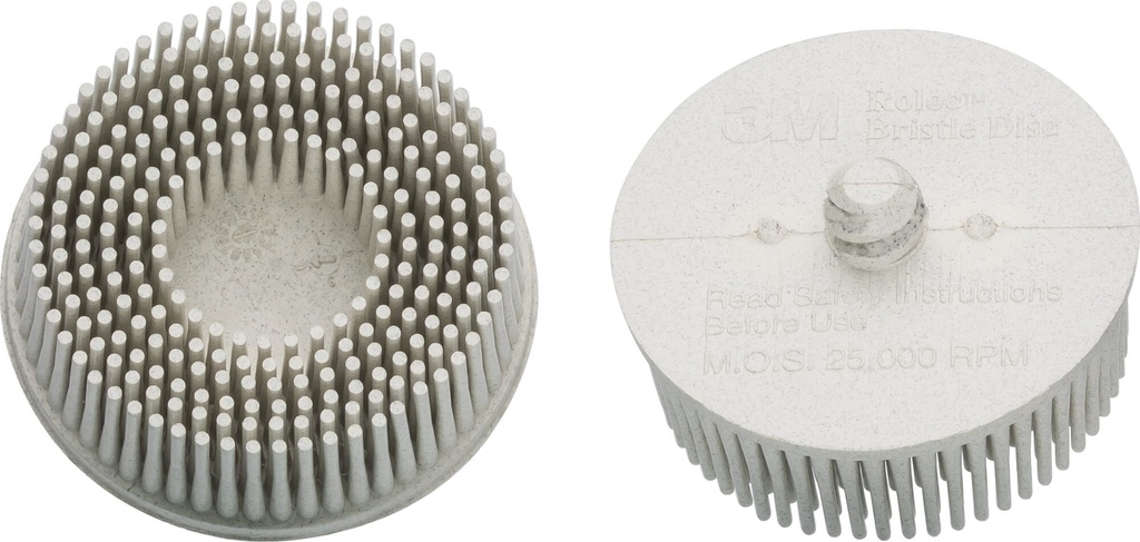 [9033-11-0120/2] HAZET - Jeu de brosses à poncer de rechange · blanches · 2 pièces ∙ système de changement rapide Roloc® ∙ ⌀ 50 mm