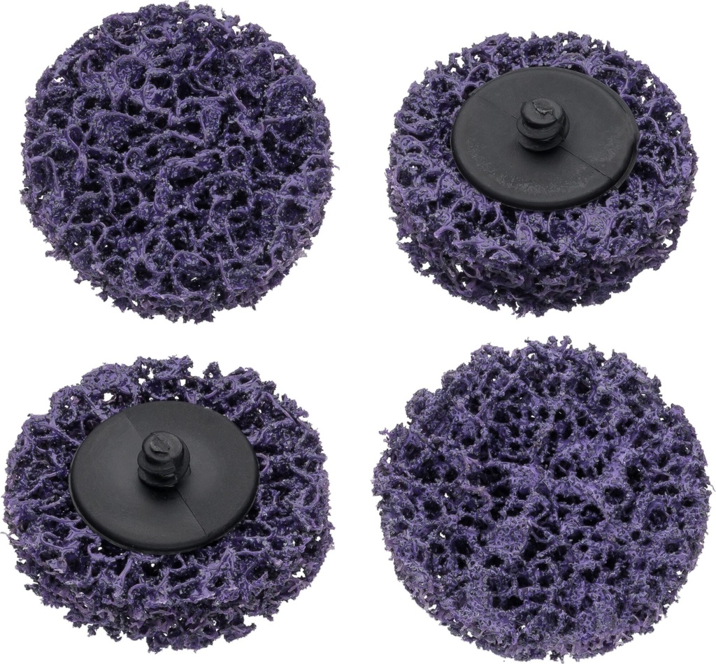 [9033-11-020/4] HAZET - Jeu de disques abrasifs · 4 pièces ∙ système de changement rapide Roloc® ∙ variante dure ∙ ⌀ 50,8 mm