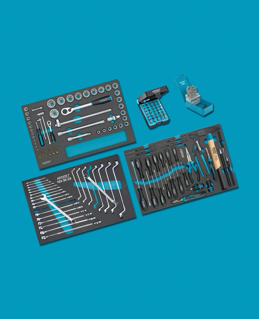 [0-178/169] HAZET Assortiment d'outils 0-178/169 ∙ 169 pièces