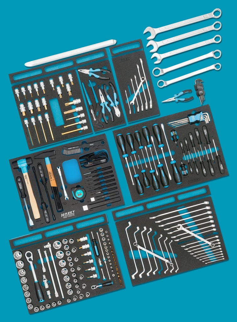 [0-2500-163/214] HAZET - Assortiment d'outils standard pour AUDI