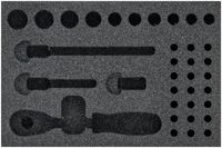 [163-253L] HAZET - Garniture en mousse souple bimatière