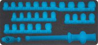[163-420L] HAZET - Garniture en mousse souple bimatière