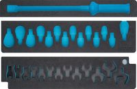[163-421L] HAZET - Garniture en mousse souple bimatière