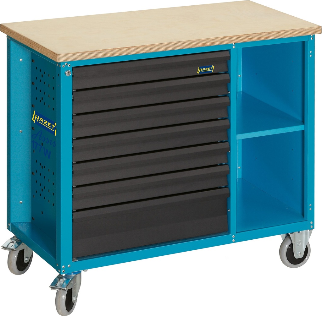 [177W-7] HAZET - Établi mobile servante d'atelier Assistent