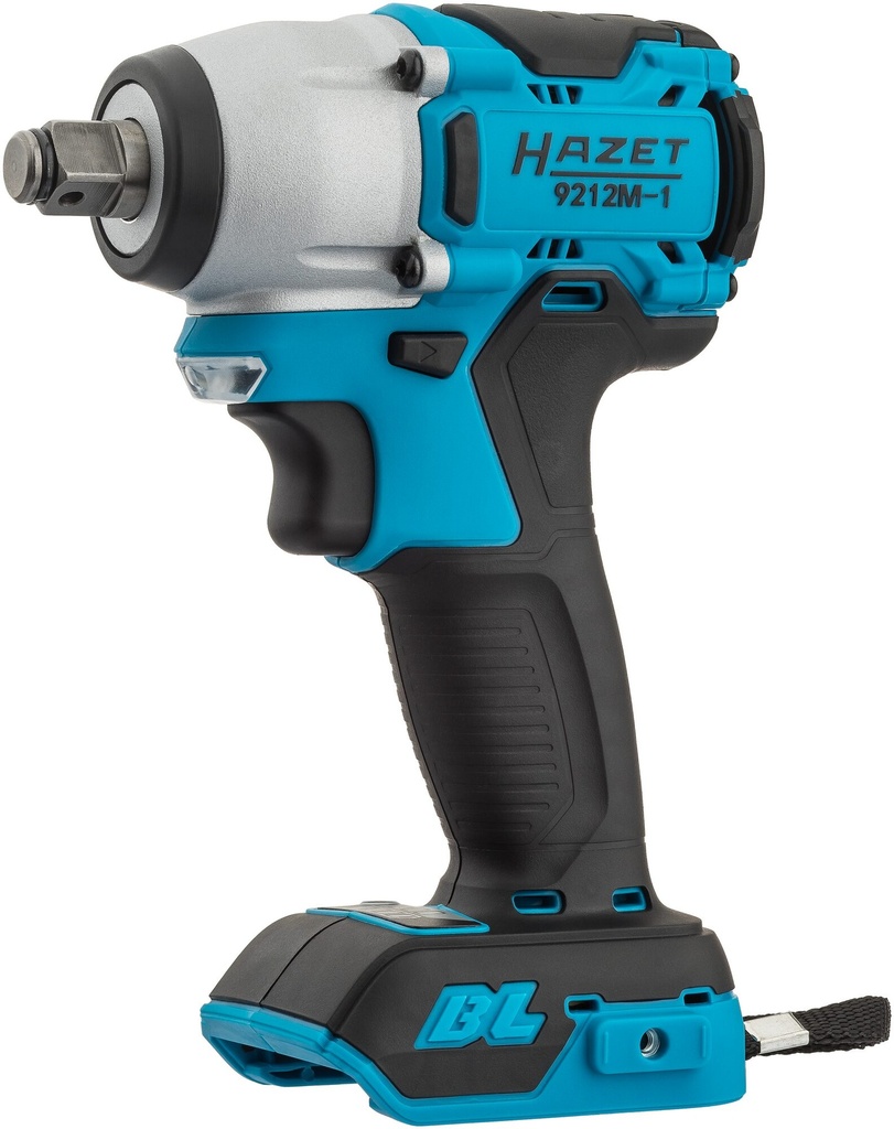 [9212M-010] HAZET Mini-clé à chocs sans fil ∙ 18 volts 9212M-010 ∙ Couple de desserrage maximal [Nm]: 270 Nm ∙ Carré massif 1/2 pouce (12,5 mm)