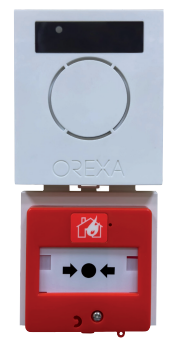 [AATP4011] Alarme type 4 autonome Orexa 2 en 1 : point de déclenchement et signal d’évacuation NFS 3200