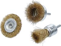 [50903BG] BGS - 50903 - Jeu de brosses à fil d’acier Ø 25 - 50 mm 3 pièces
