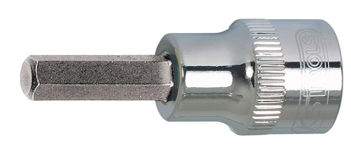 [918.1707] KSTools 918.1707 1/2" CHROMEplus Bit socket hexagon, short, 1/2''