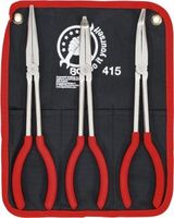 [415BG] BGS - 415 - Jeu de pinces téléphone droite / coudée 260 - 285 mm 3 pièces