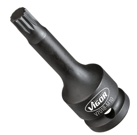 [V7018-M10] VIGOR - Douille mâle à chocs ∙ taille M10