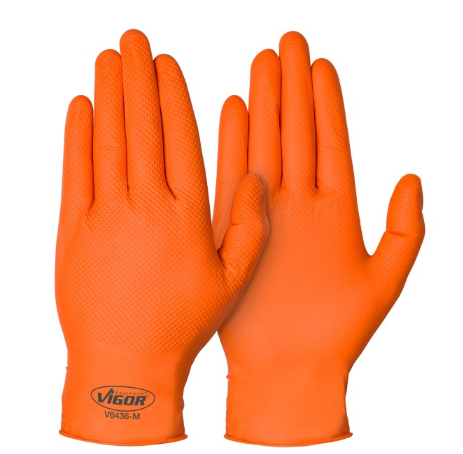 [V6436-XXL] VIGOR - Gants ∙ grip ∙ 90 pièces