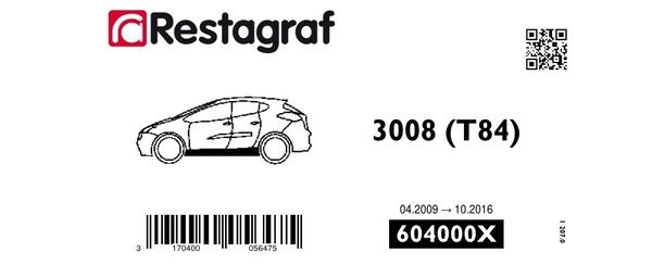 [A604000X] KIT DE FIXATION PEUGEOT