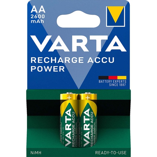 2 PILES AA RECHARGABLE