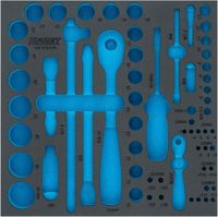[163-224LN] HAZET - Garniture en mousse souple bimatière