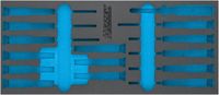 [163-517L] HAZET - Garniture en mousse souple bimatière