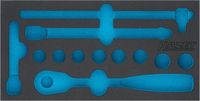 [163-562L] HAZET - Garniture en mousse souple bimatière