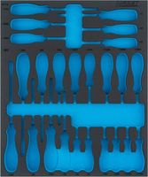 [163D-7LN] HAZET - Garniture en mousse souple bimatière