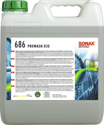 [06866000SONAX] [⚠Déstockage] SONAX 06866000 PreWash ECO - ECOCERT DETERGENT - 10 L