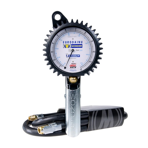[5199356] Rema Tip Top Gonfleur Eurodainu homologué 0,7-12 bar 10-170 psi - avec licence Michelin