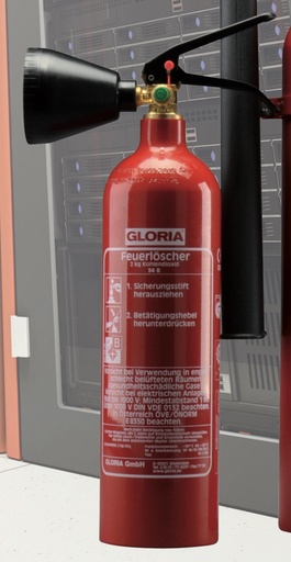 GLORIA FEUERLOESCHER / EXTINCTEUR KS 2KG CLASS B / SBS CE CLASS B GENORMT CLASS B DUREE DE VIE  20 ANS