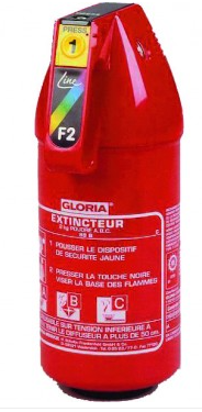 [001873.0000] GLORIA EXTINCTEUR CLASS ABC 2 KG PP / FEUERLOESCHER ABC 2KG M CE GENORMT 13A/89B CLASS ABC VAL 5 ANS       SNCT 4 ANS