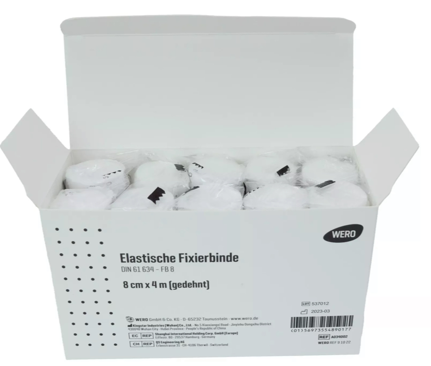 ELAST. MULLBINDE CEL. 4MX8CM / 10STK