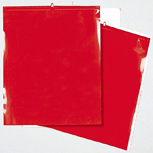 [2043PE] WARNFLAGGE  ROT 300X300MM (PIECE)