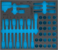[163-545L] HAZET - Garniture en mousse souple bimatière