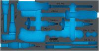 [163-548LN] HAZET - Garniture en mousse souple bimatière