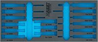 [163-517LN] HAZET - Garniture en mousse souple bimatière