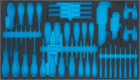 [163-480LN] HAZET - Garniture en mousse souple bimatière