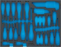 [163-373LN] HAZET - Garniture en mousse souple bimatière
