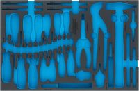 [163-31LN] HAZET - Garniture en mousse souple bimatière
