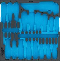 [163-297LN] HAZET - Garniture en mousse souple bimatière