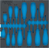 [163-100LN] HAZET - Garniture en mousse souple bimatière