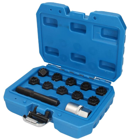 [BT691210] BRILLANT TOOLS BT691210 Assortiment de systèmes antivols de roue pour Mercedes, 12 pcs