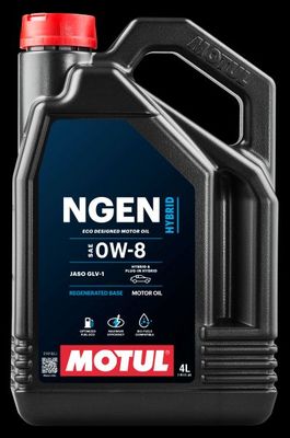[111845Motul] Motul NGEN HYBRID 0W-8 4L