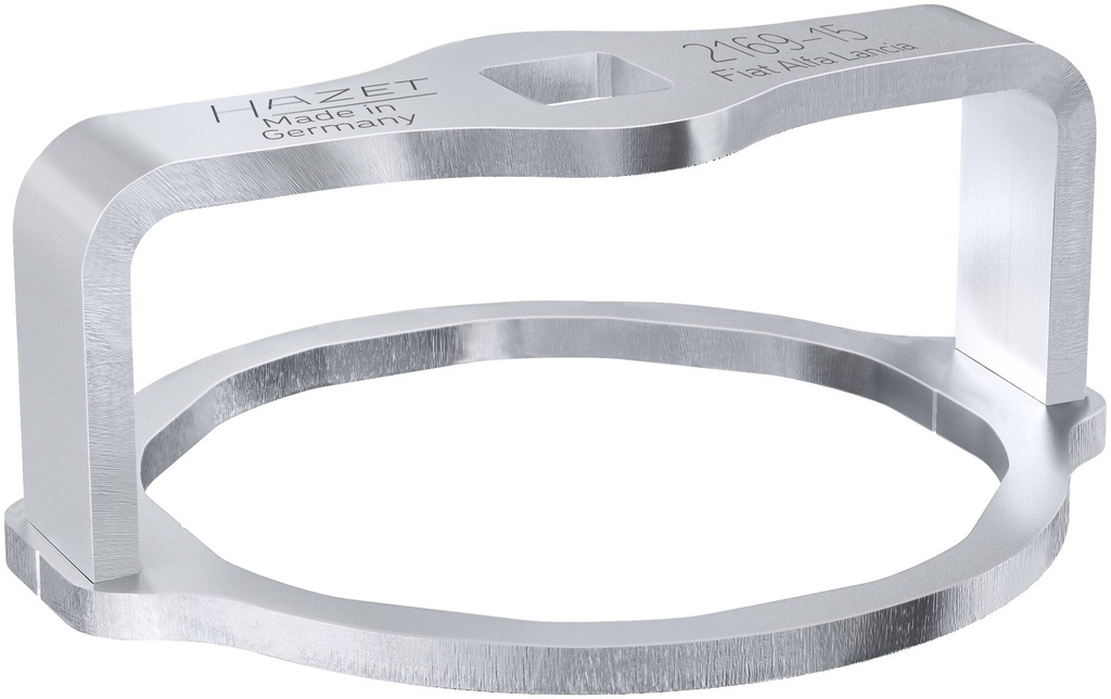 [2169-15] HAZET Clé pour filtres à huile 2169-15 ∙ Carré creux 1/2 pouce (12,5 mm) ∙ Profil à 8 pans extérieurs ∙ Taille 74 mm