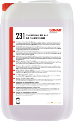 [02317050SONAX] SONAX 02317050 PROFILINE Nettoyant jantes Red Max (25 litres)