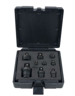 [515.0100] KSTools 515.0100 Coffret d'adaptateurs et cardans à chocs, 9 pcs