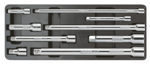 [918.0007] KSTools 918.0007 Jeu de rallonges CHROMEplus, 9 pcs